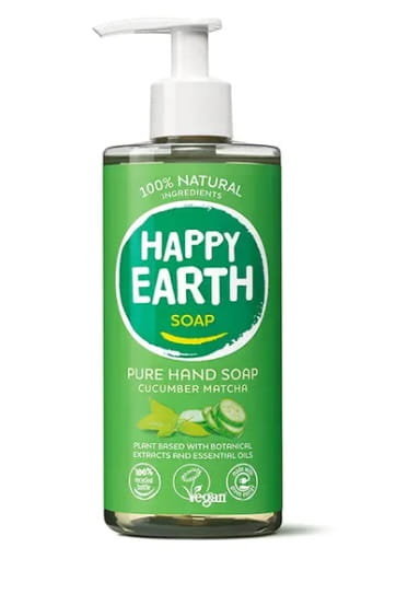 Happy Earth 100% Naturalne mydło do rąk ogórek