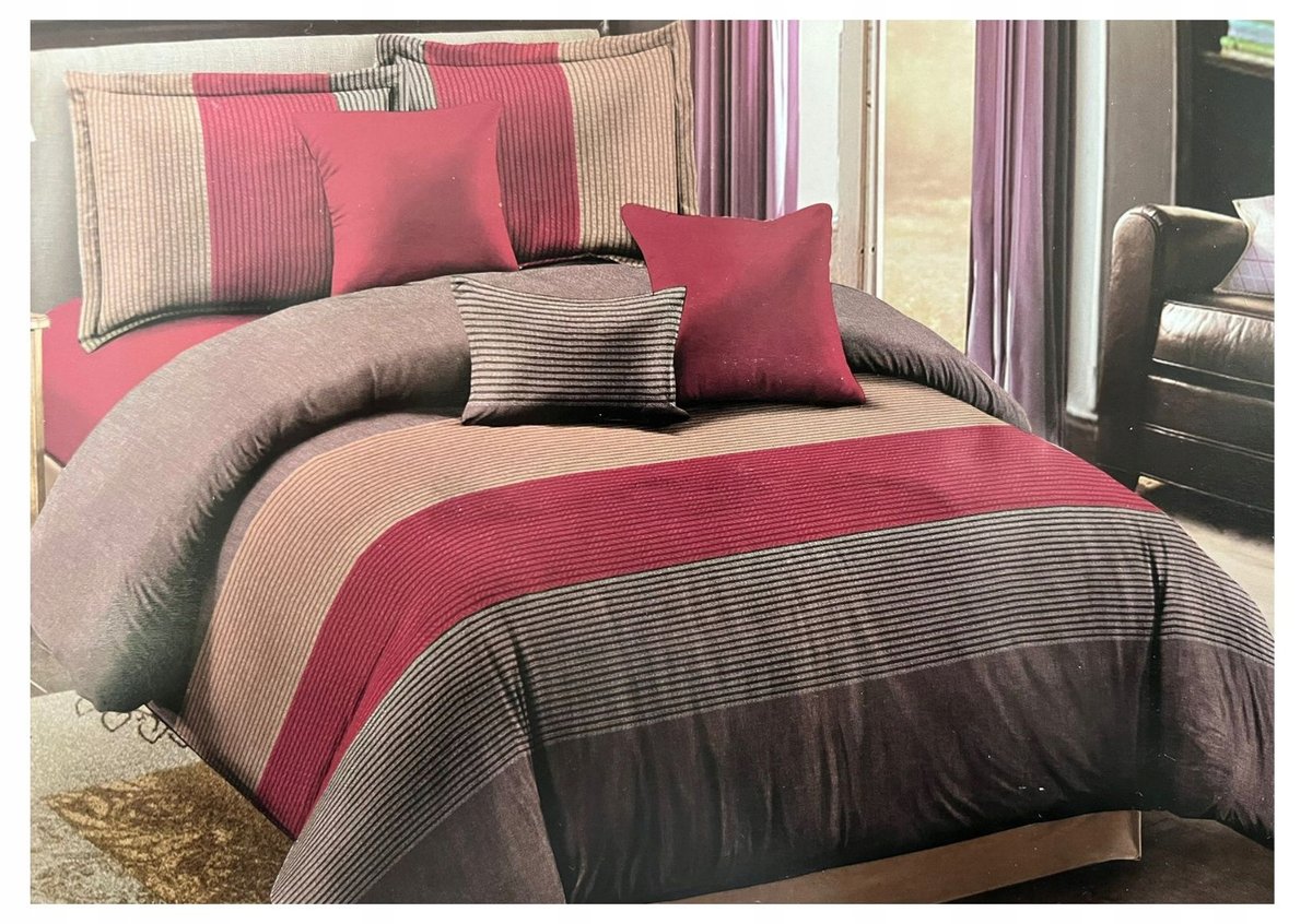 Pościel bawełniana satynowa 160x200 komplet + 2x 70x80 dwustronna-Miekka