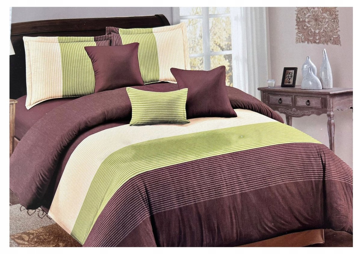 Pościel bawełniana satynowa 160x200 komplet + 2x 70x80 dwustronna-Miekka