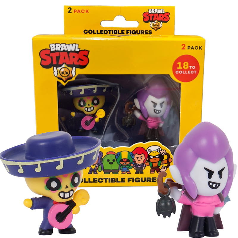 BRAWL STARS Seria 2 - Zestaw 2 Figurek Kolekcjonerskich POCO i MOTRIS