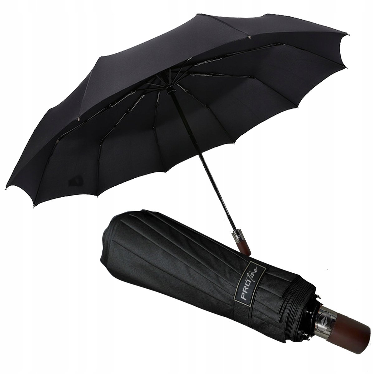 Solidny Parasol Parasolka Automat Składany Włókno Rih-120