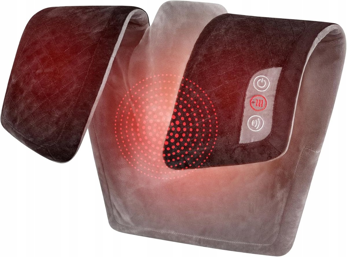 Homedics Podgrzewany Masażer Szyi, Karku i Ramion - Relaks i Ciepło