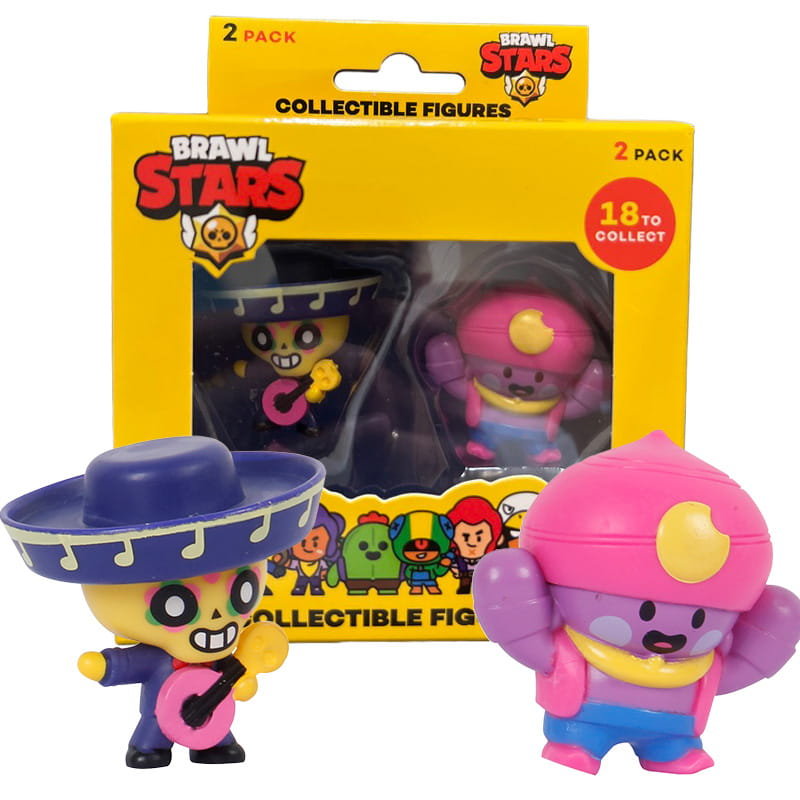 BRAWL STARS Seria 2 - Zestaw 2 Figurek Kolekcjonerskich POCO i GENE