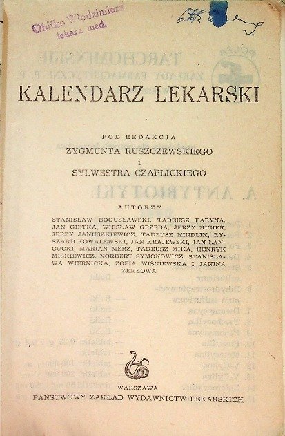 Kalendarz lekarski