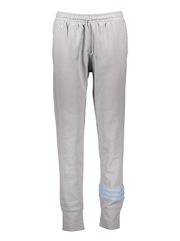 adidas Spodnie dresowe w kolorze szarym