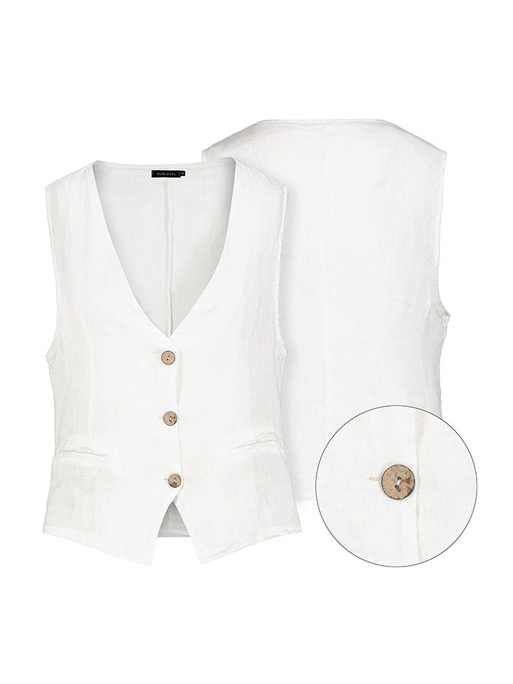 Eight2Nine Kamizelka w kolorze białym