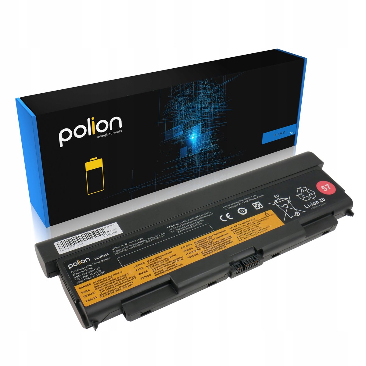 Bateria do LENOVO ThinkPad L440 L540 T440P T540P W540 W541 6600mAh