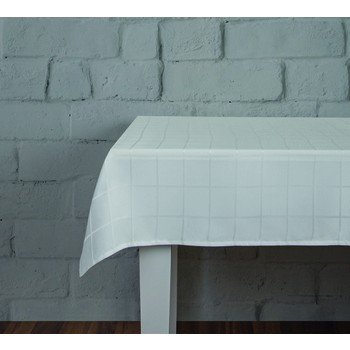 Obrus Squares 145x220 cm biały
