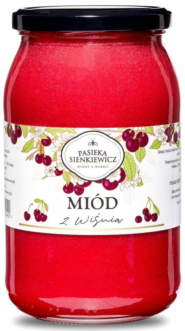 MIÓD Z WIŚNIĄ 1200G