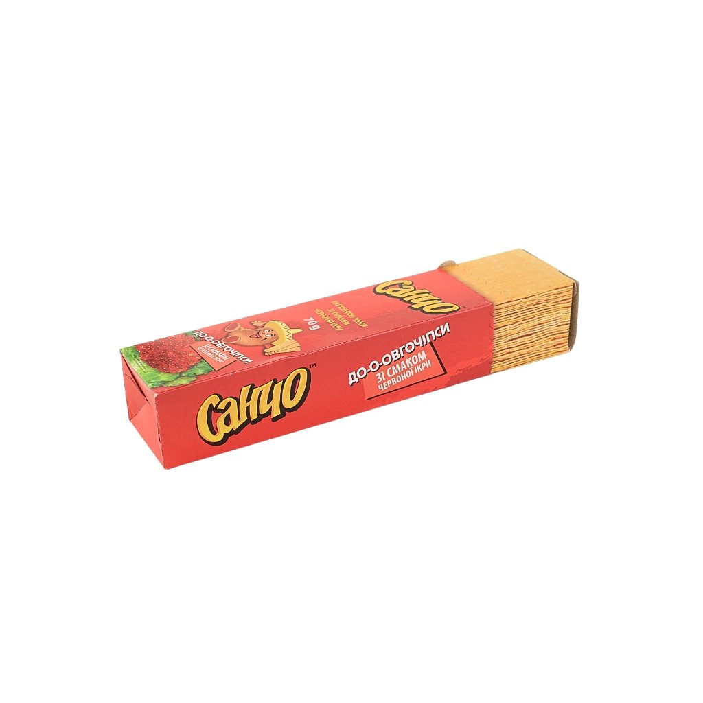 Chipsy o smaku czerwonego kawioru 