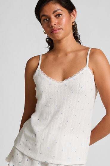 Hunkemöller Cami lace top Niebieski