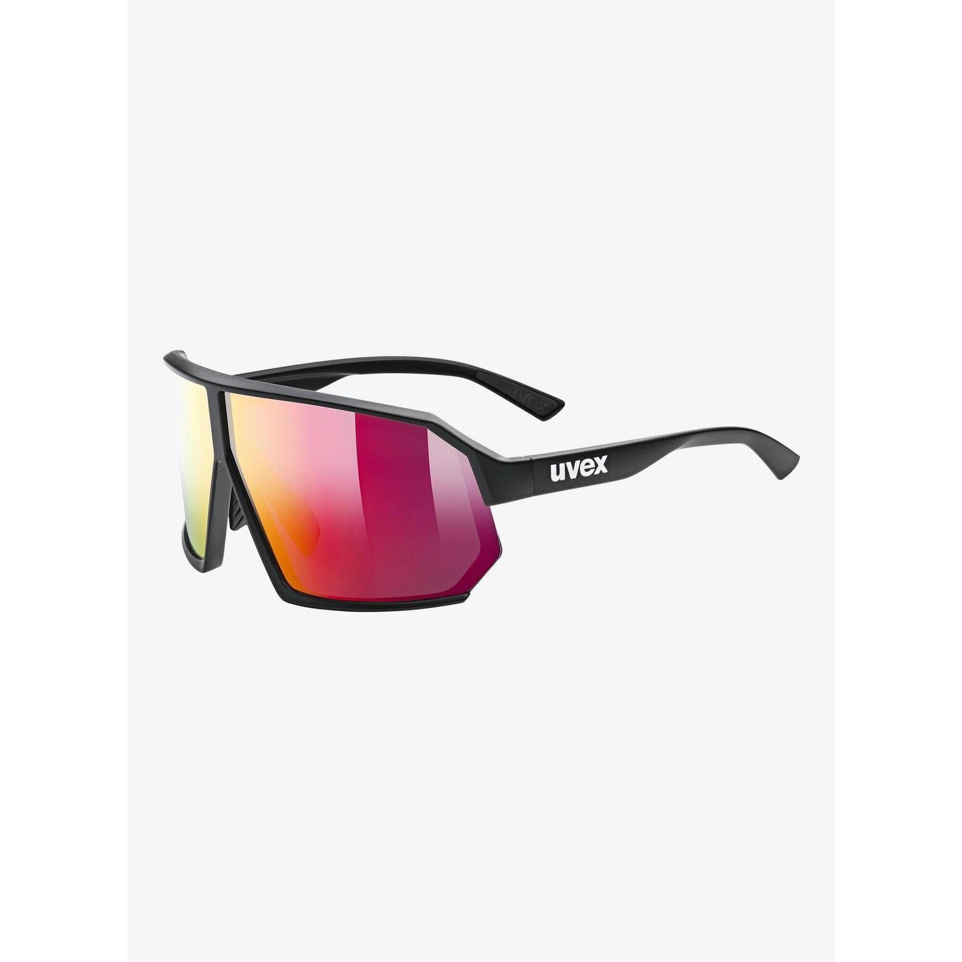 Okulary sportowe Uvex Sportstyle 237 Kolor: czarny/czerwony