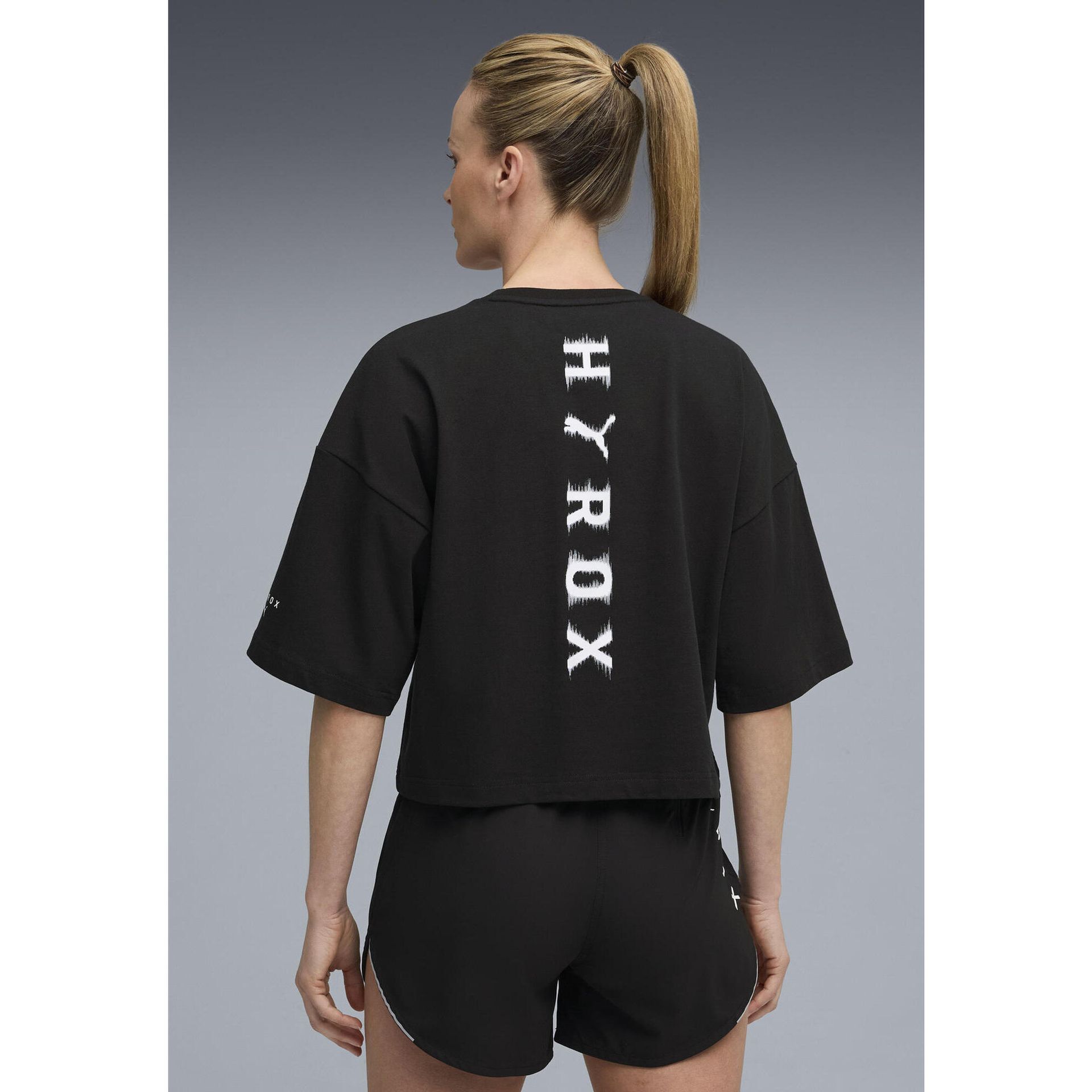 Damska skrócona koszulka PUMA x HYROX Lifestyle PUMA