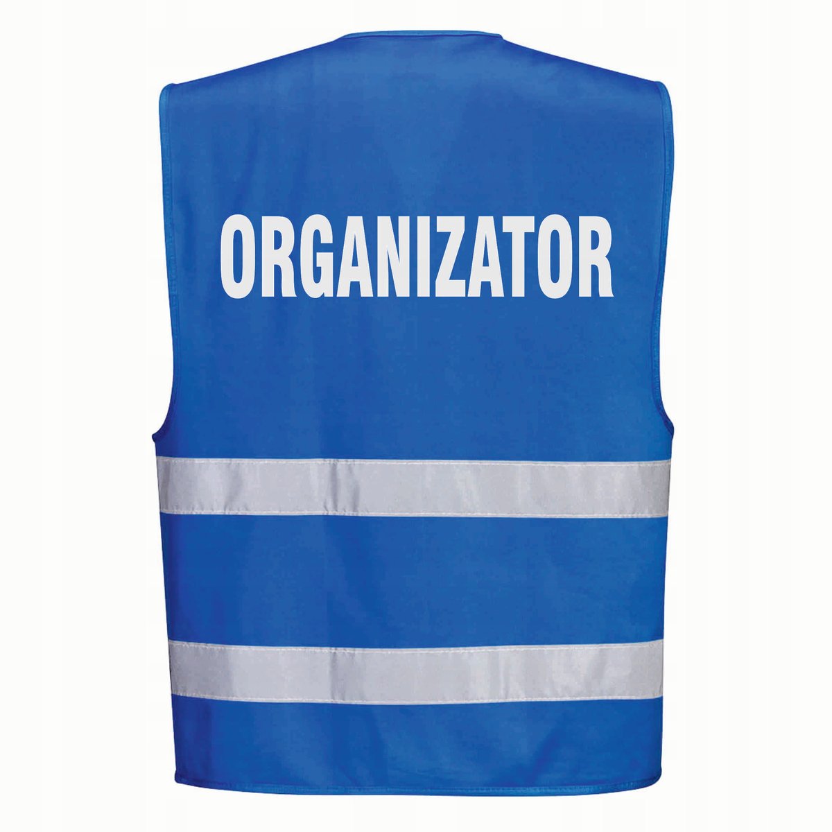 Kamizelka PORTWEST Niebieska rozmiar L-XL z nadrukiem ORGANIZATOR