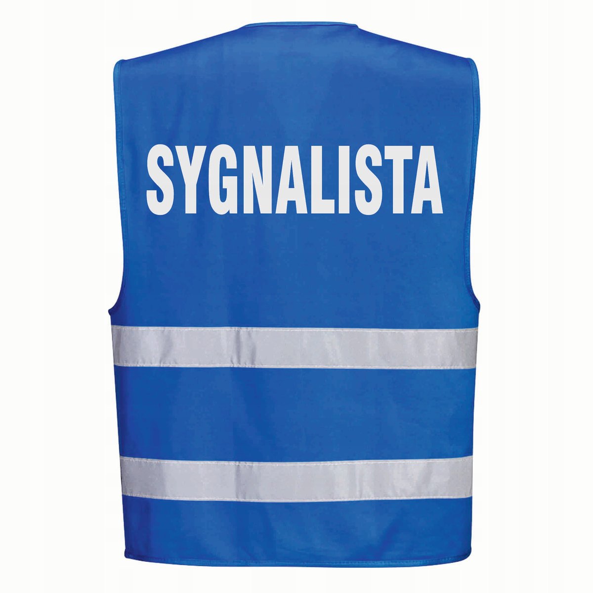 Kamizelka PORTWEST Niebieska rozmiar XXL/3XL z nadrukiem SYGNALISTA