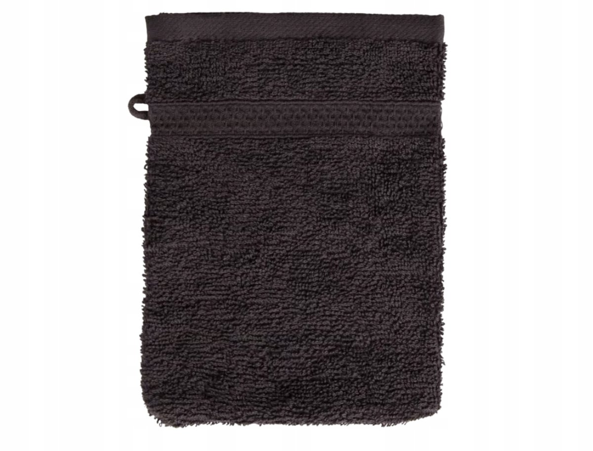 MYJKA KĄPIELOWA frotte rękawica ręcznik 16x21cm SZARY