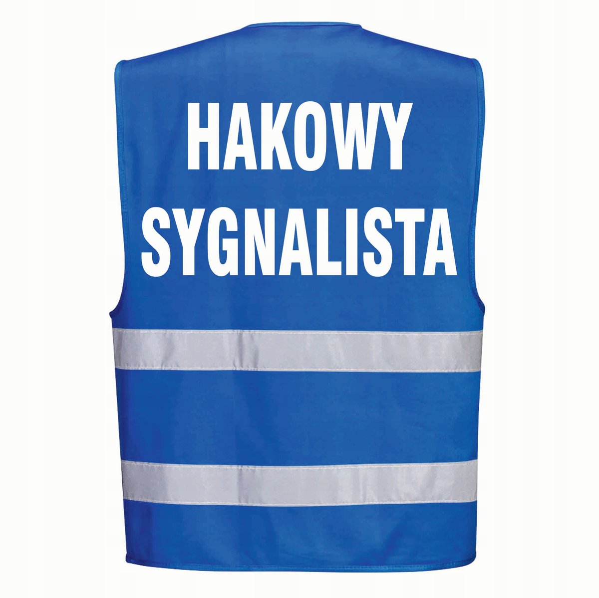Kamizelka PORTWEST Niebieska rozmiar XXL/3XL z nadrukiem HAKOWY SYGNALISTA
