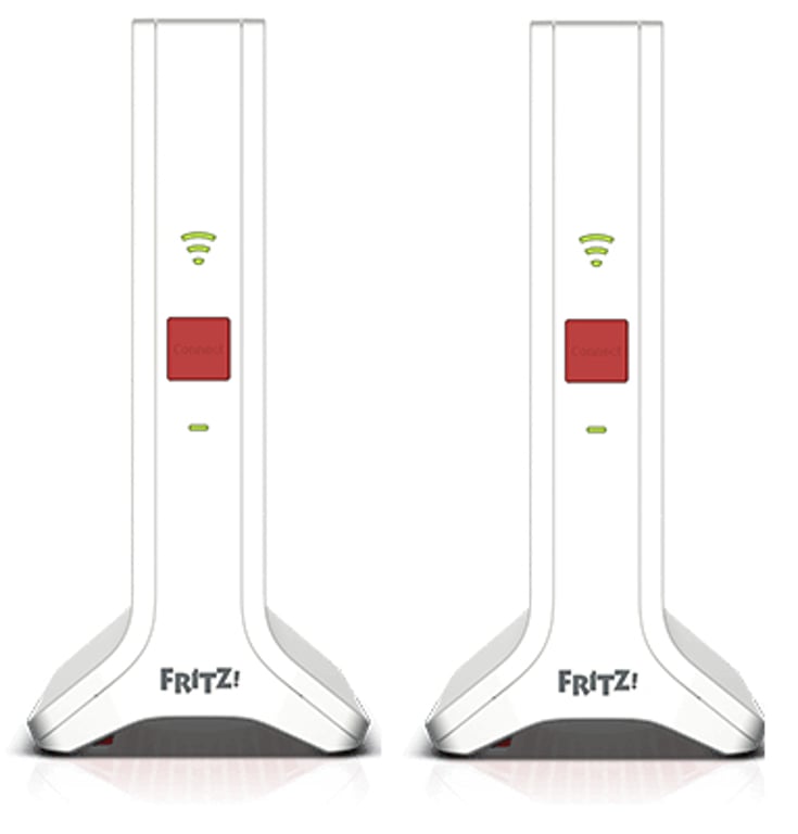 FRITZ!Repeater Mesh Set 4200 Wzmacniacz sieciowy 4200 Mbit/s Czerwony, Biały 20003108