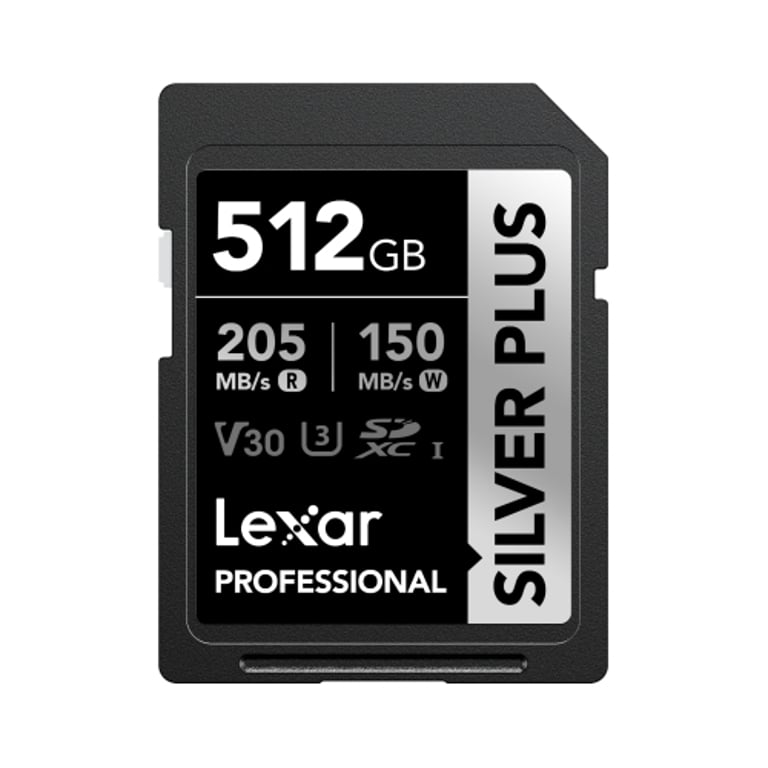 Lexar Professional SILVER PLUS 512 GB SDXC UHS-I LSDSIPL512G-BNNNG