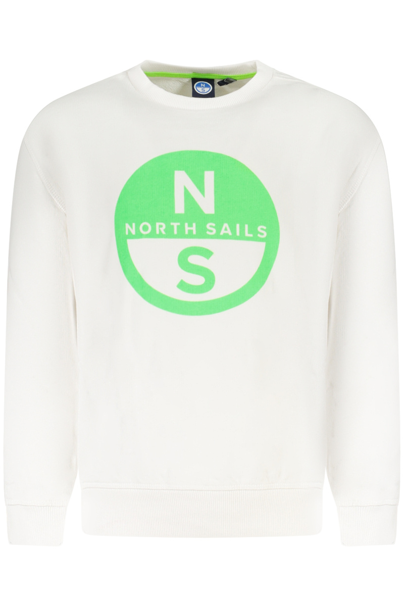 NORTH SAILS DZIECIĘCA BLUZA Z ROZPINANYM NA ZAMEK BIAŁA