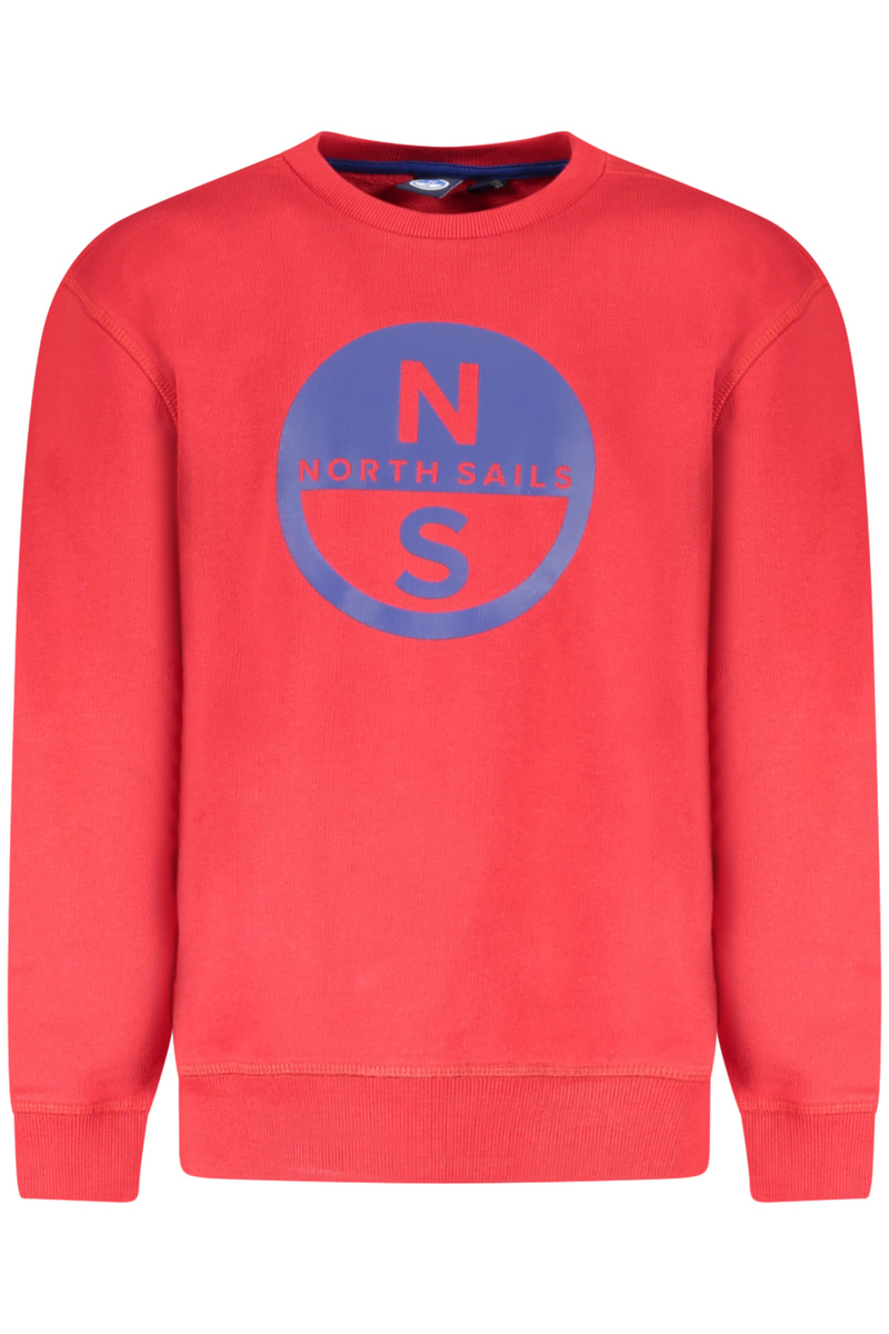NORTH SAILS CZERWONA DZIECIĘCA BLUZA BEZ ZAMKA