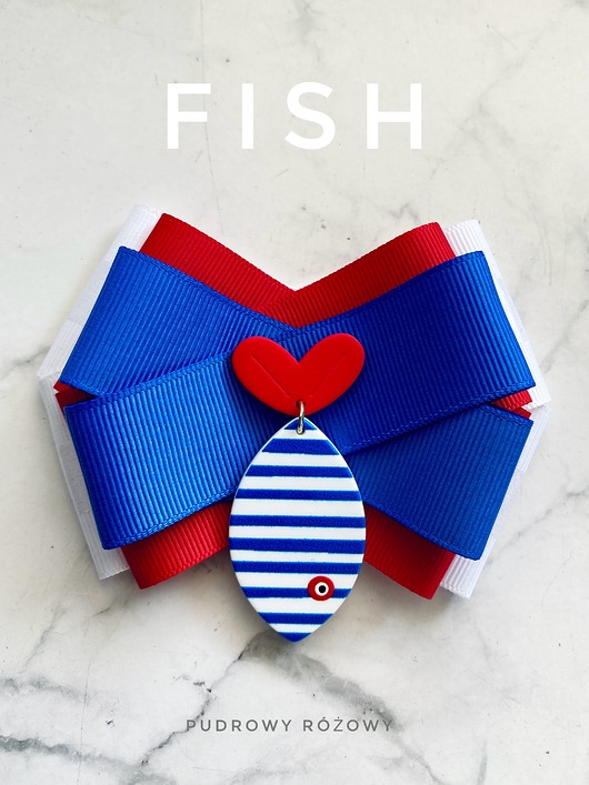 Brosza Pop Art z Rybką Marine New Kolekcja FISH