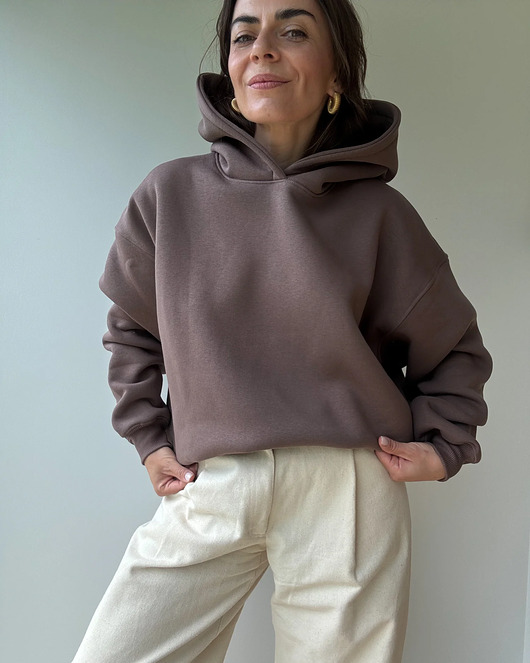 Bluza Soho choclate z kapturem