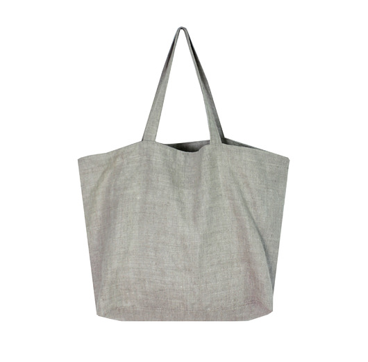 Duża torba lniana, torba na zakupy, shopper, torebka