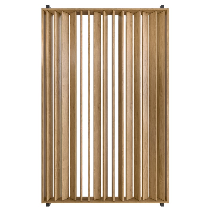 Lamele obrotowe separujące 245x160 cm dąb plus stopki