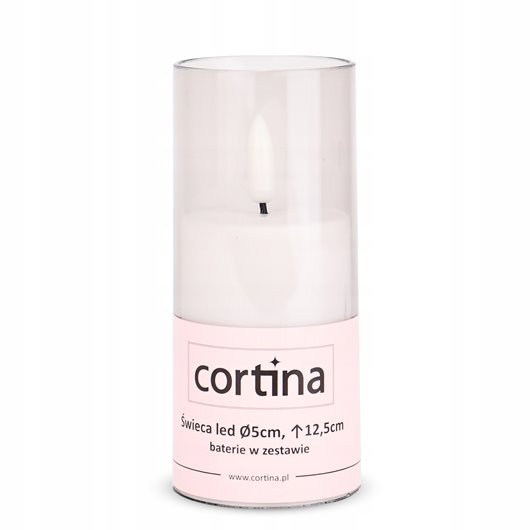 Świeca dekoracyjna LED z efektem płomienia 12,5*5