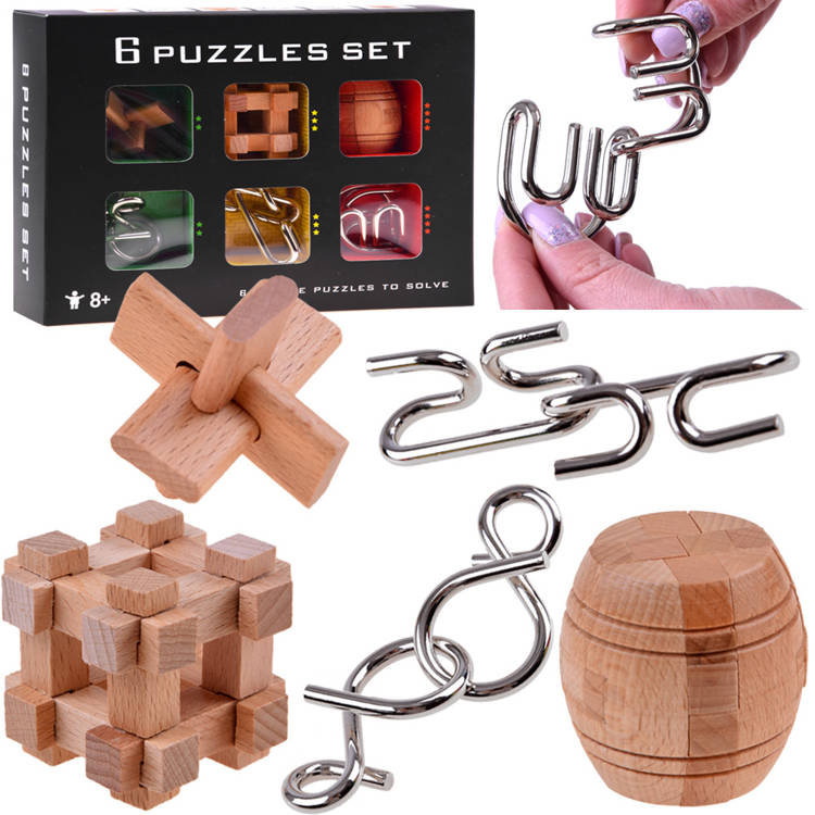 UKŁADANKA PUZZLE ŁAMIGŁÓWKI LOGICZNE