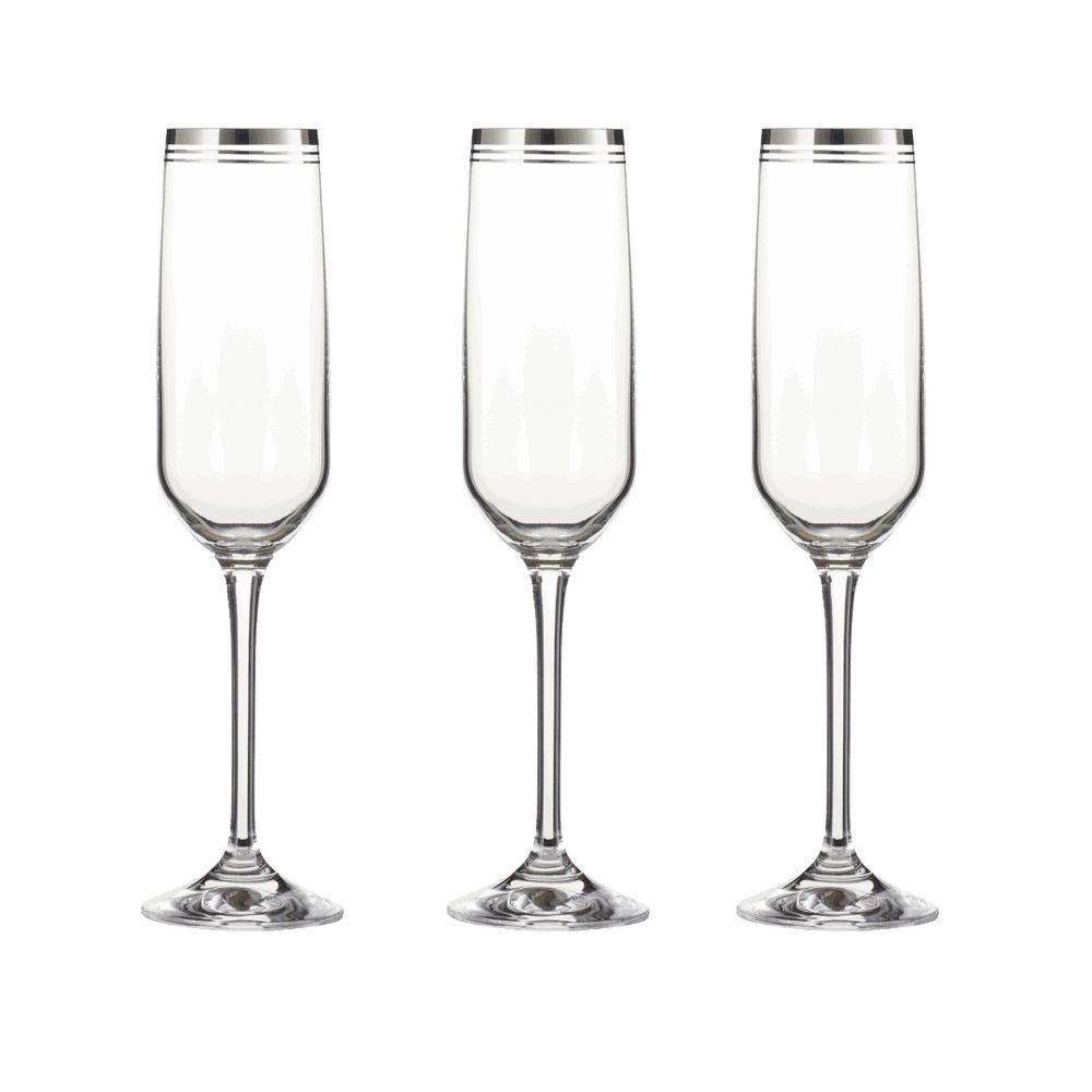 Kieliszki do szampana 150 ml 6 sztuk APULIA PLATIN