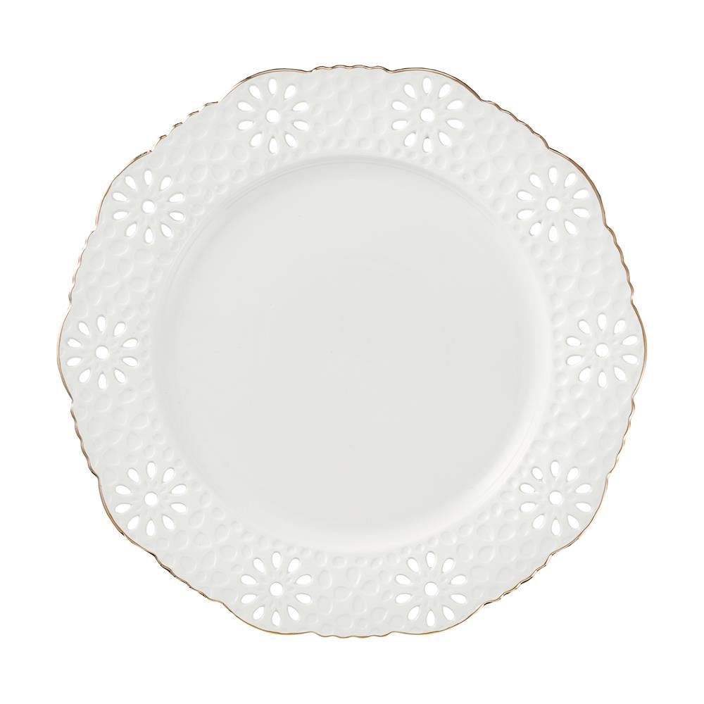Talerz płytki 26,5 cm porcelanowy LORETTA