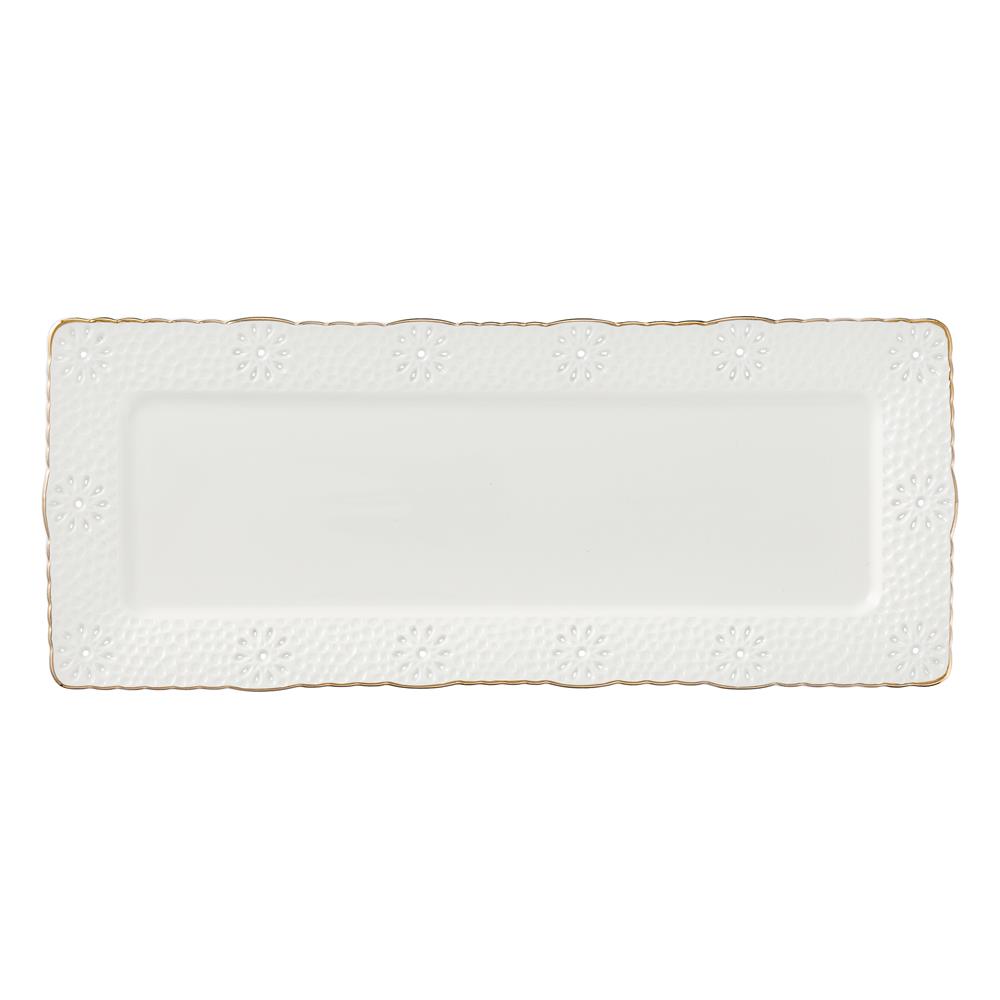 Półmisek prostokątny porcelanowy 31,5 cm x 13 cm LORETTA