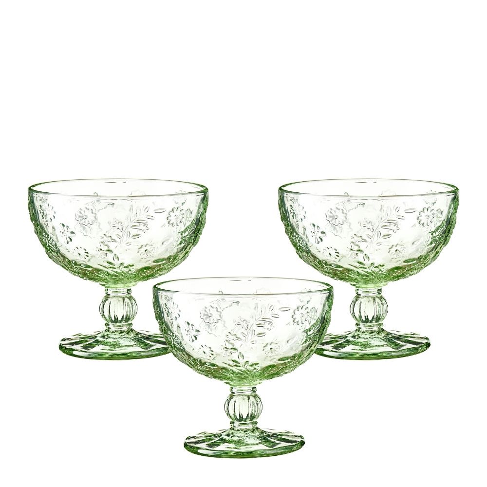 Pucharki do deserów zielone 6 sztuk 320 ml MERIDA
