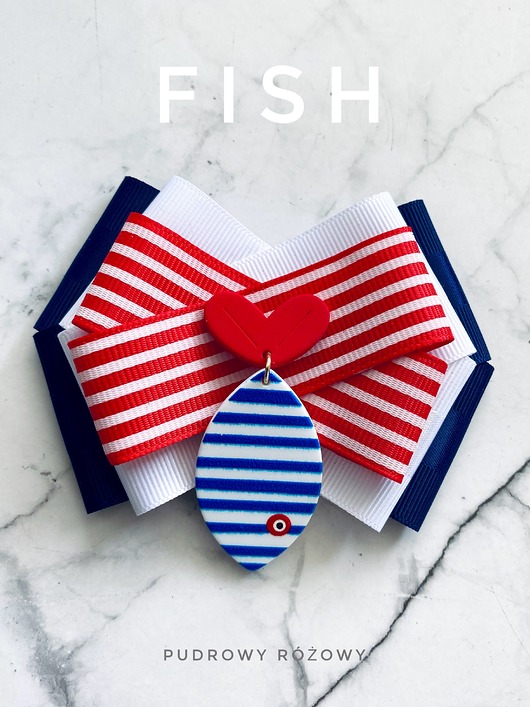 Brosza Pop Art z Rybką Marine New Kolekcja FISH