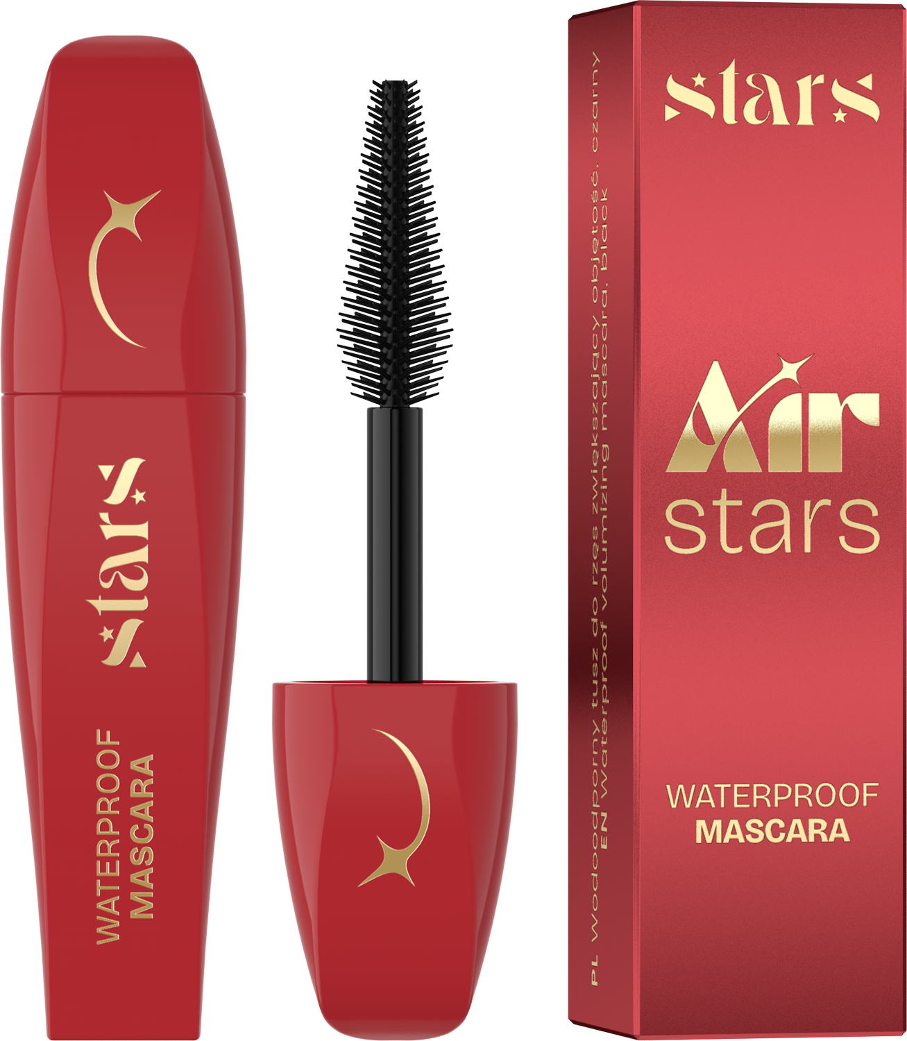 Stars from the Stars Air Stars Wodoodporny Mini Tusz do Rzęs 01 Black