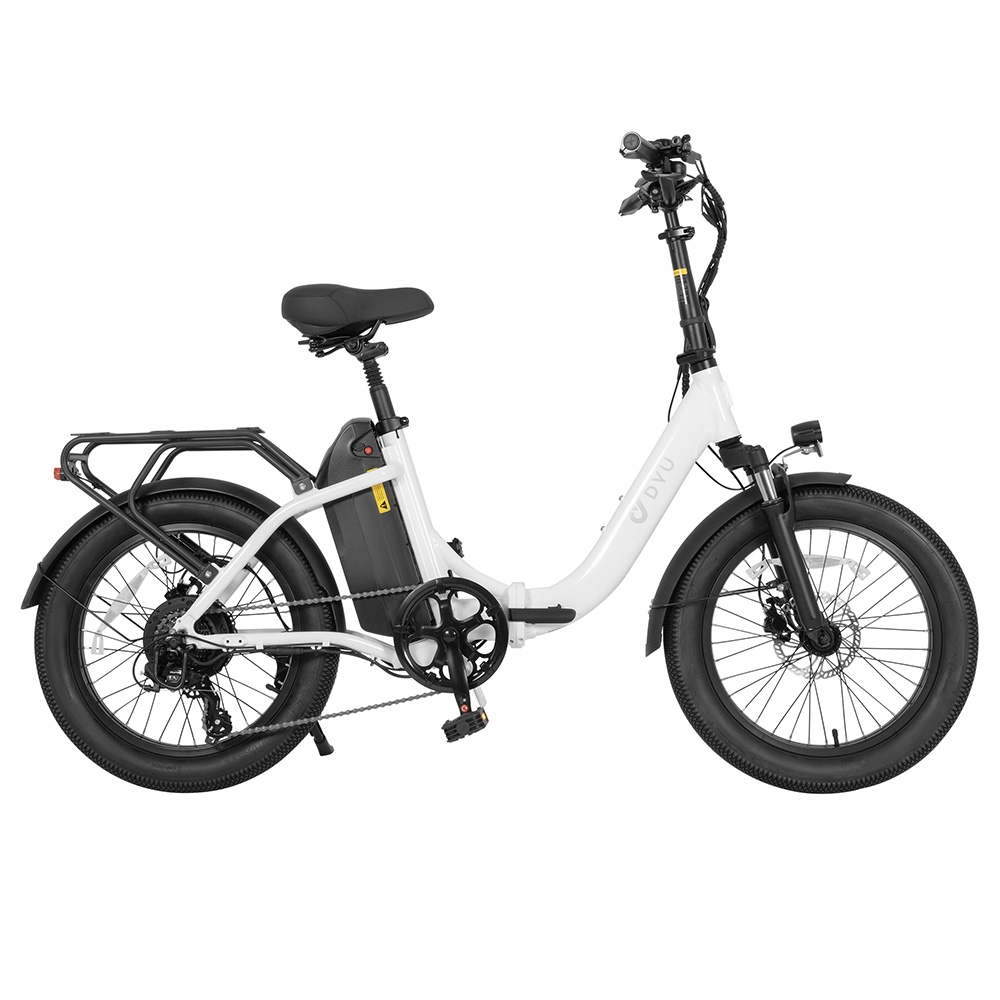 DYU C9 Folding Electric Bike 250W Motor 48V 15 6Ah Battery 20*3 0 inch Tires 25km/h Max Speed 150km Range Oil Brake Fron