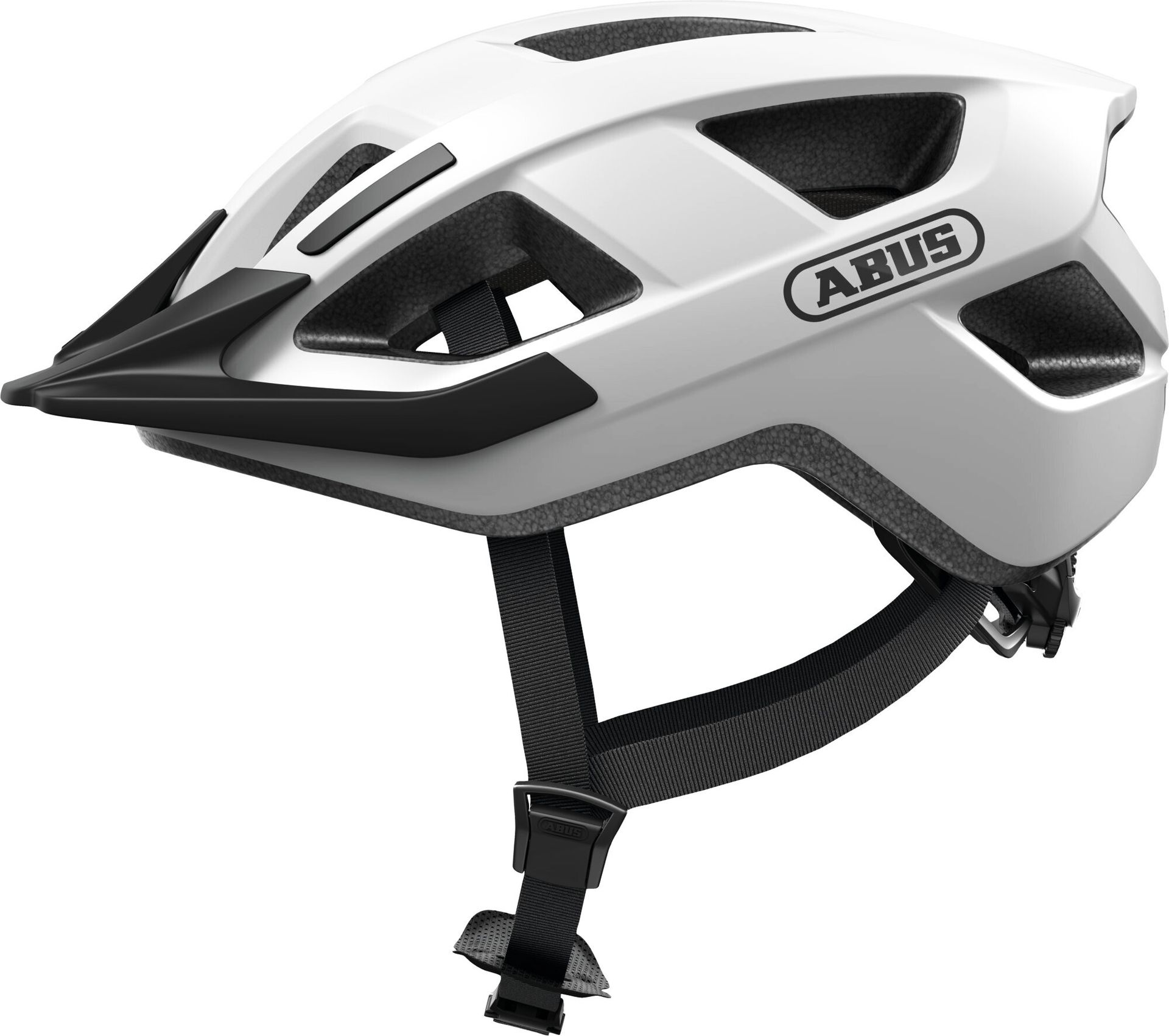 Kask rowerowy Abus Aduro 3.0 Led Polar White M