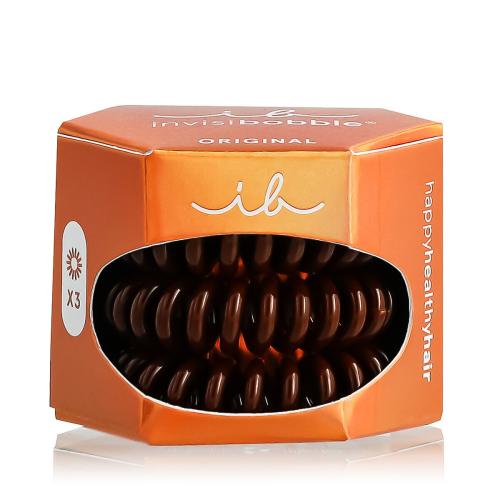 Invisibobble Premium Original Gumka do włosów 3 szt Odcień Pretzel Brown