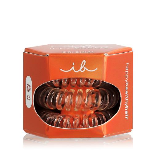 Invisibobble Premium Original Gumka do włosów 3 szt Odcień Crystal Clear