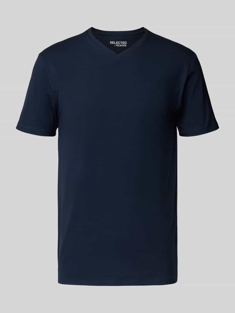 T-shirt o kroju regular fit z mieszanki bawełny model ‘NEWPIMA’