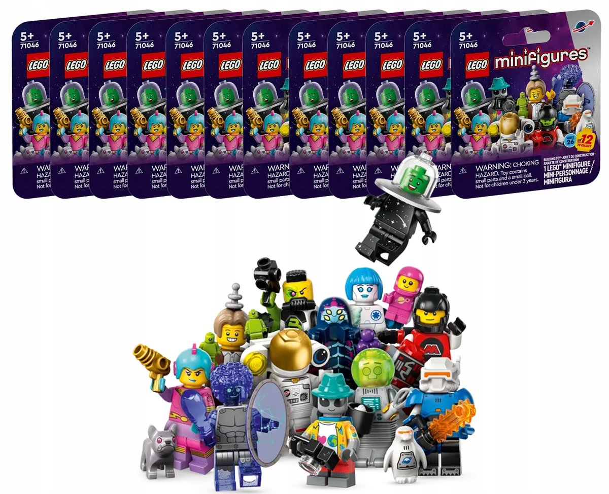 Lego Minifigures KOSMOS - Seria 26 - 1 Komplet 12 sztuk - 71046