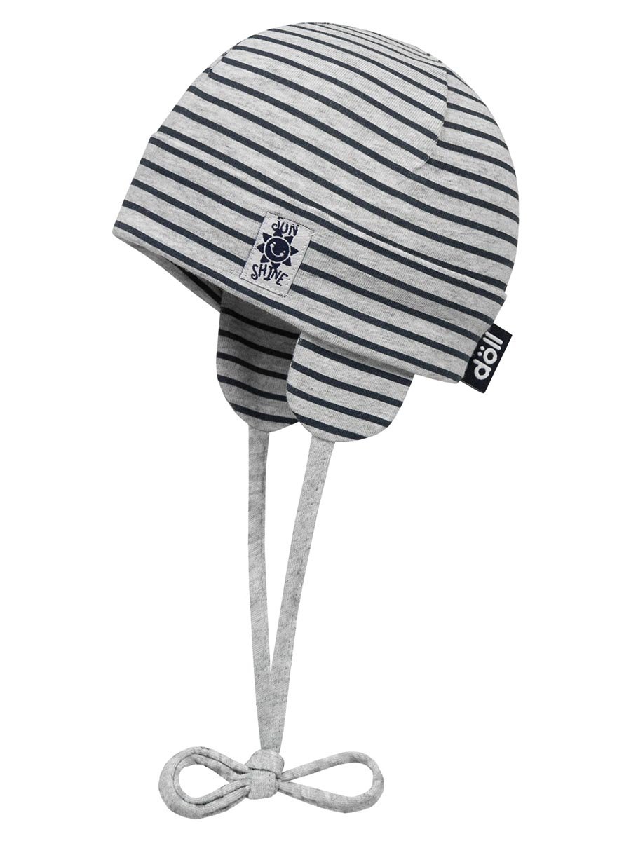 Wiązana czapka dzianinowa szara Döll r.45