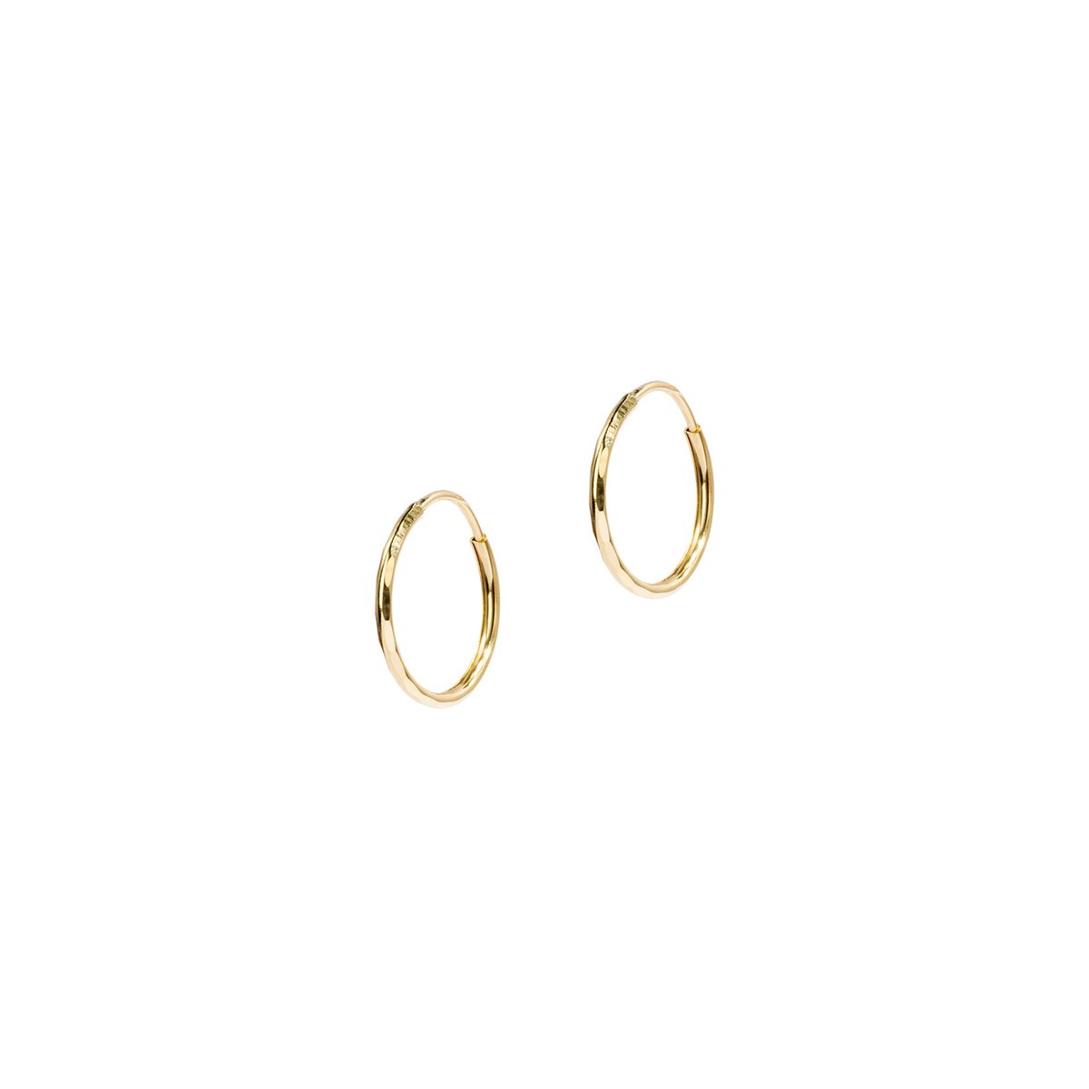 Złote diamentowane koła 585 koła 15mm