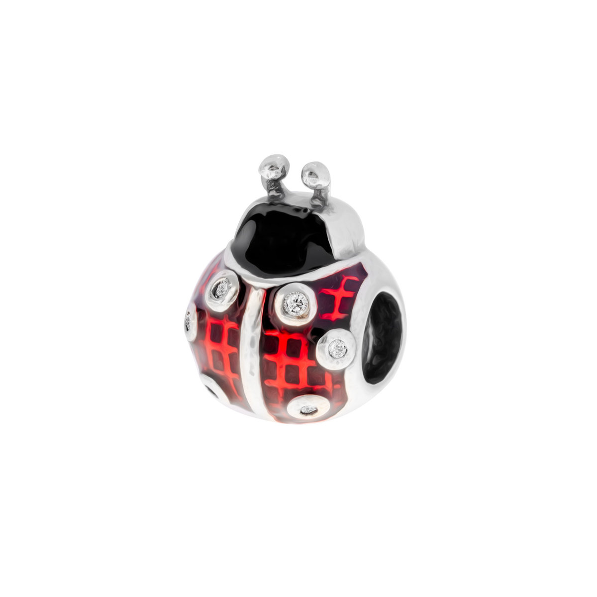 Srebrna zawieszka charms 925 Biedronka