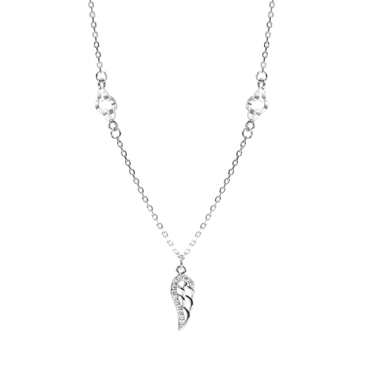 Srebrny naszyjnik celebrytka 925 Winged Happiness