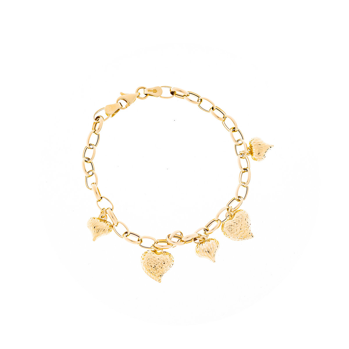 Złota bransoletka 585 Miłosne marzenie