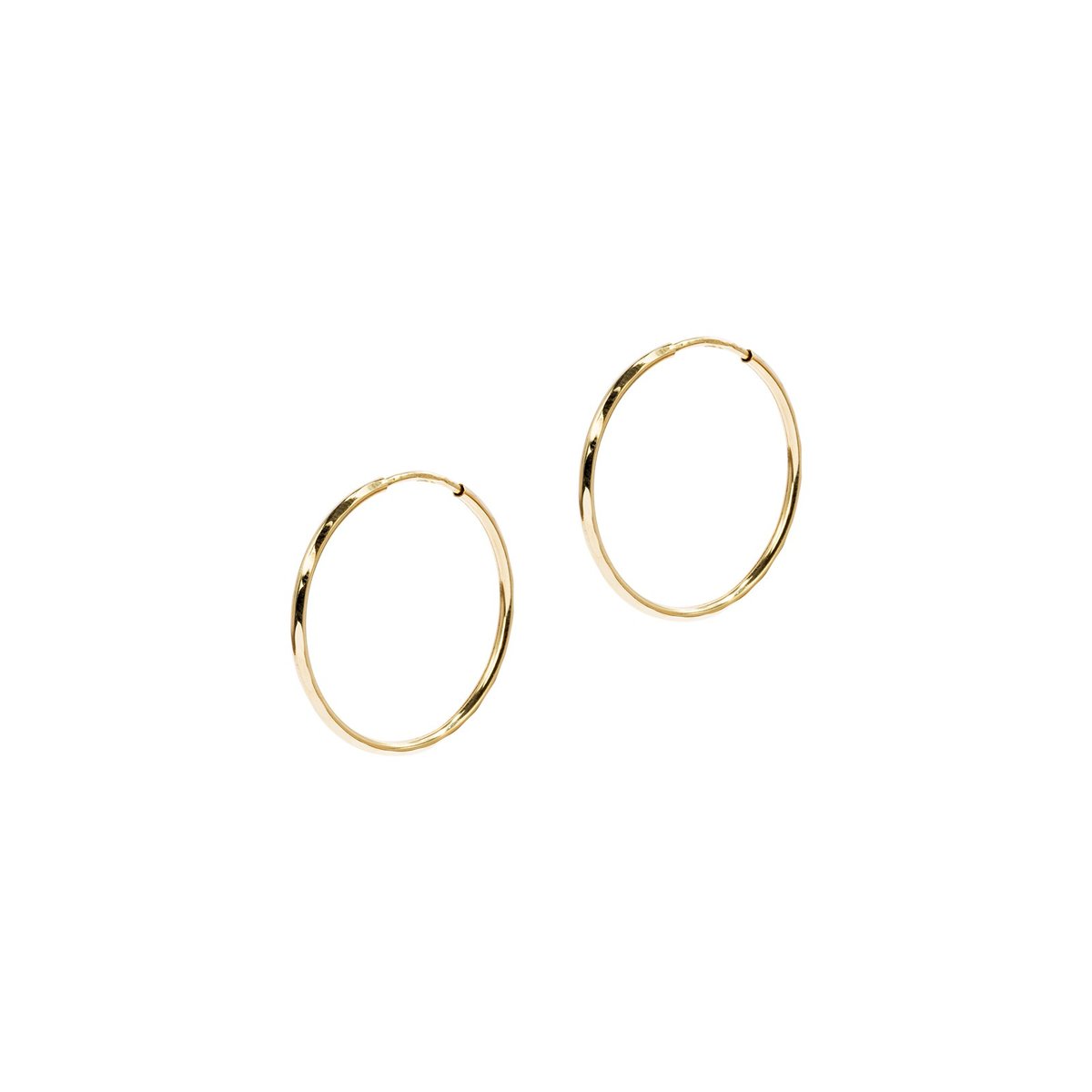 Złote diamentowane koła 585 koła 22mm