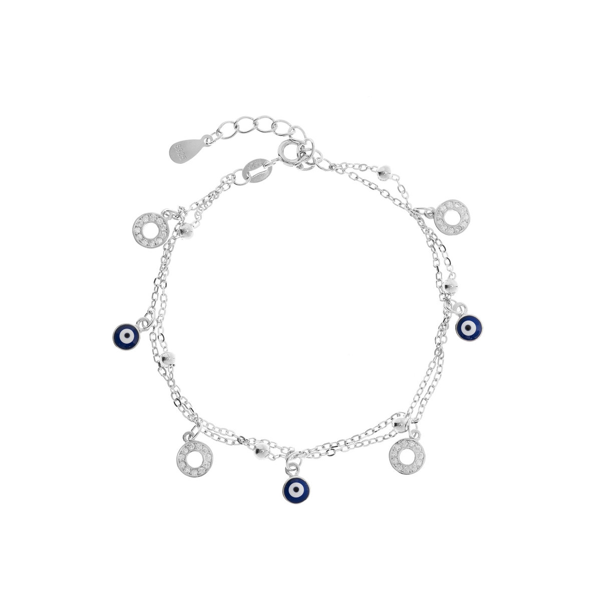 Bransoletka 925 Srebrna Krąg Harmonii